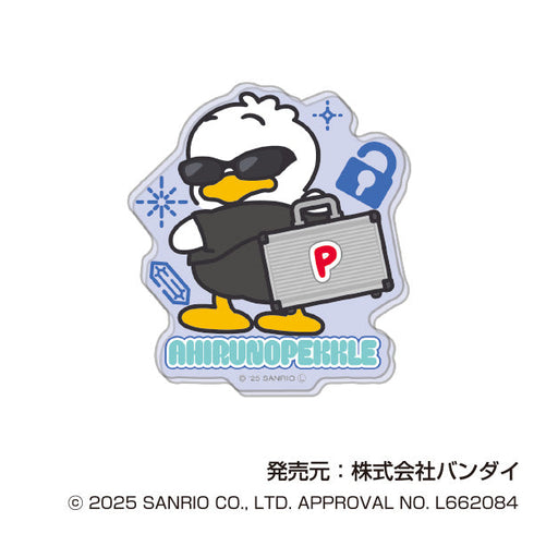 『サンリオキャラクターズ』アクリルステッカー まねっこーで スパイVer.【BOX】